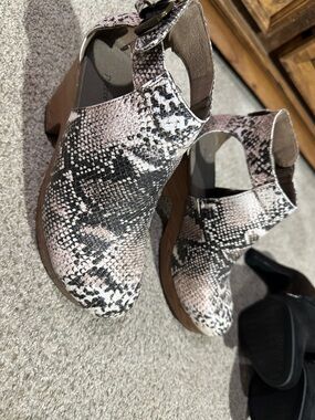 Snake Skin Heel